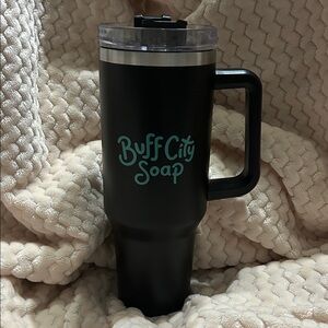 40 oz Buff City Soap Stainless Black Tumbler